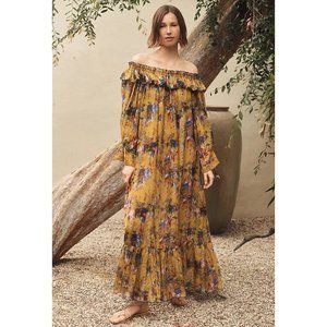 Payal Jain | Nitya Off-The-Shoulder Maxi Dress | NWT